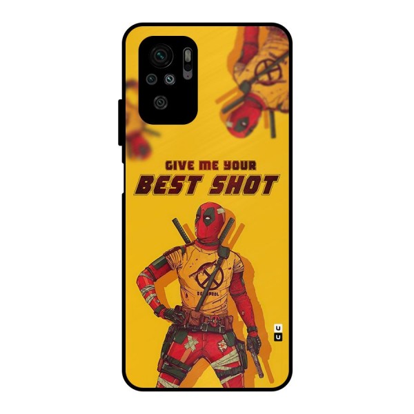 Best Shot Metal Back Case for Redmi Note 10