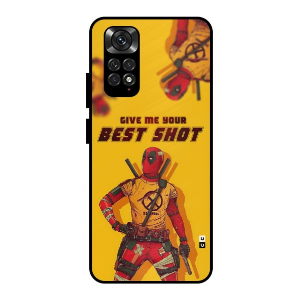 Best Shot Metal Back Case for Redmi Note 11 Pro