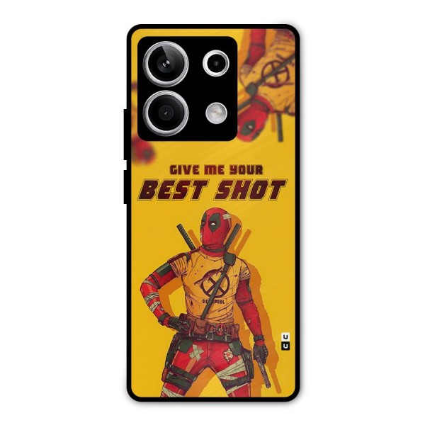 Best Shot Metal Back Case for Redmi Note 13 5G