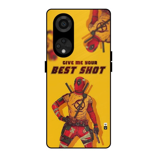 Best Shot Metal Back Case for Reno8 T 5G