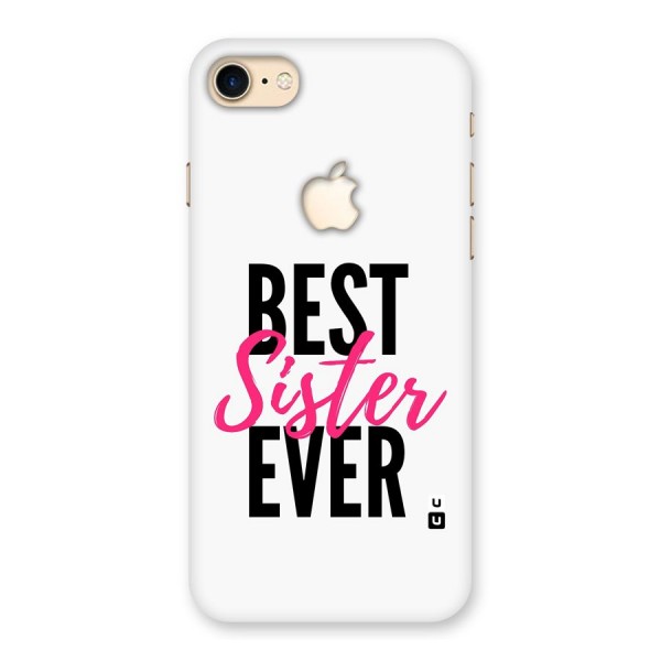 Best Sister Ever Back Case for iPhone 7 Apple Cut