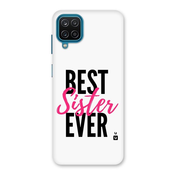 Best Sister Ever Back Case for Galaxy F12