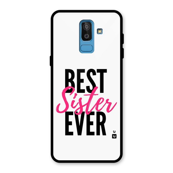 Best Sister Ever Back Case for Galaxy J8