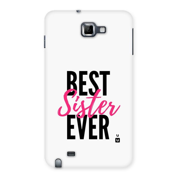 Best Sister Ever Back Case for Galaxy Note