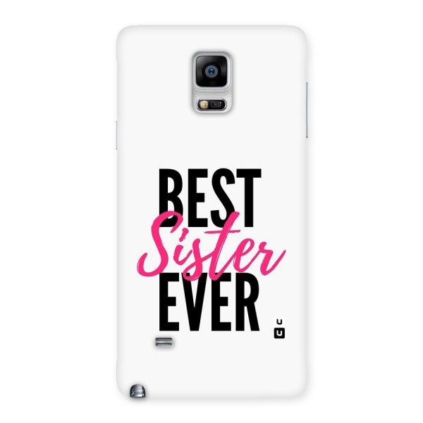 Best Sister Ever Back Case for Galaxy Note 4