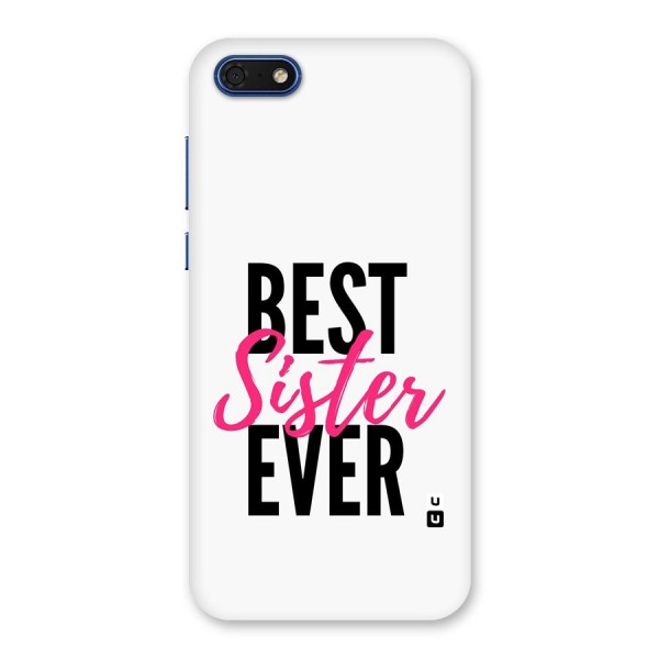 Best Sister Ever Back Case for Honor 7s