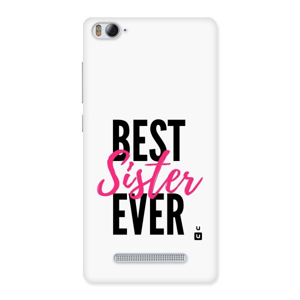 Best Sister Ever Back Case for Mi4i