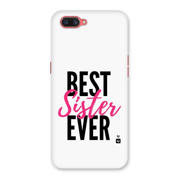 Best Sister Ever Back Case for Oppo A3s