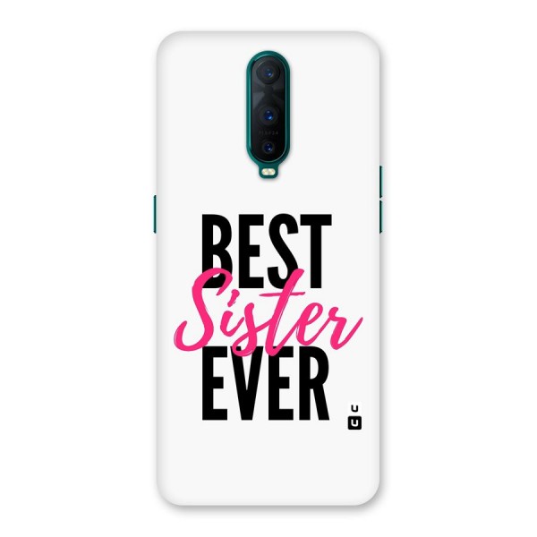 Best Sister Ever Back Case for Oppo R17 Pro