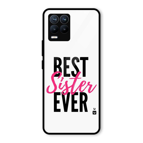 Best Sister Ever Glass Back Case for Realme 8 Pro