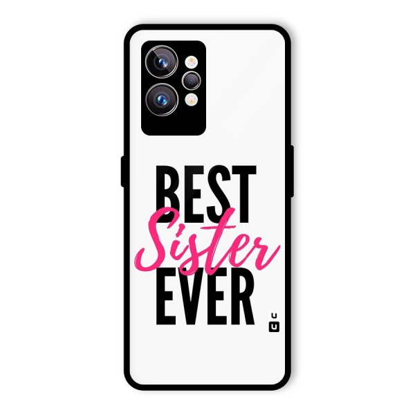 Best Sister Ever Glass Back Case for Realme GT2 Pro