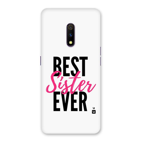 Best Sister Ever Back Case for Realme X