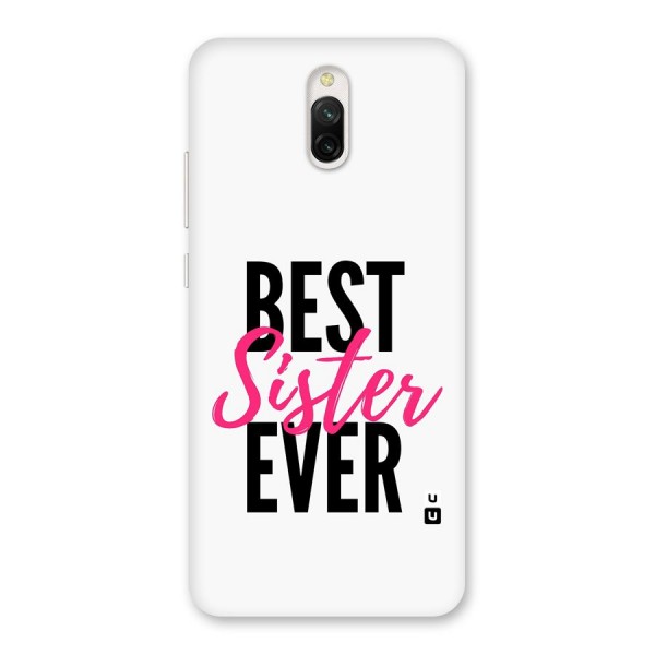 Best Sister Ever Back Case for Redmi 8A Dual