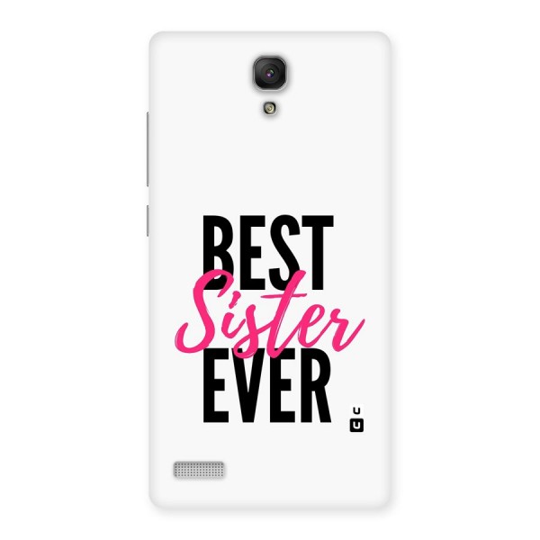 Best Sister Ever Back Case for Redmi Note