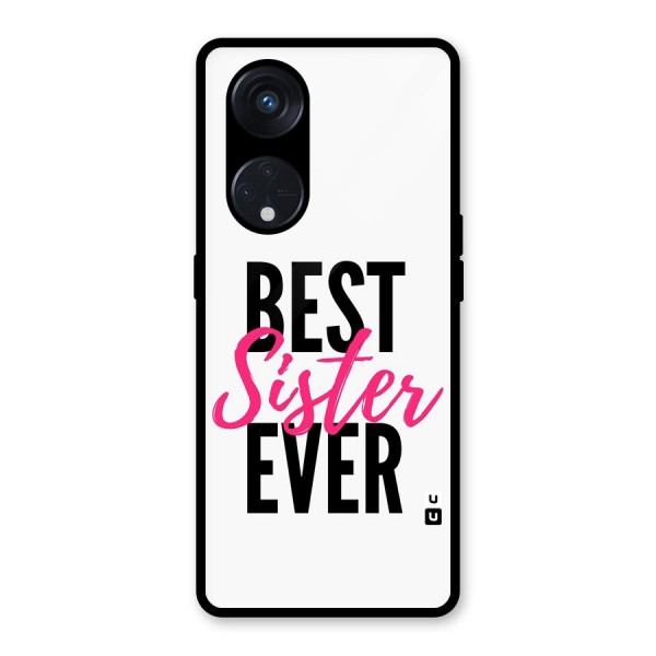 Best Sister Ever Glass Back Case for Reno8 T 5G