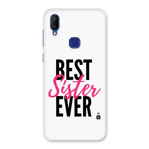 Best Sister Ever Back Case for Vivo V11