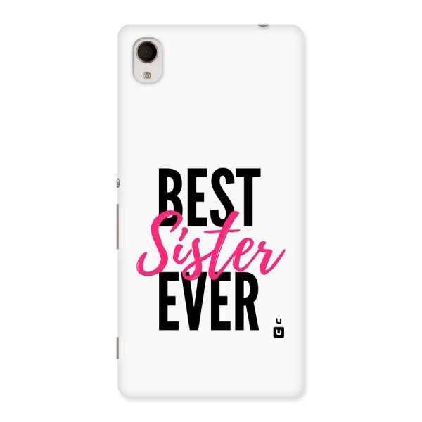 Best Sister Ever Back Case for Xperia M4 Aqua