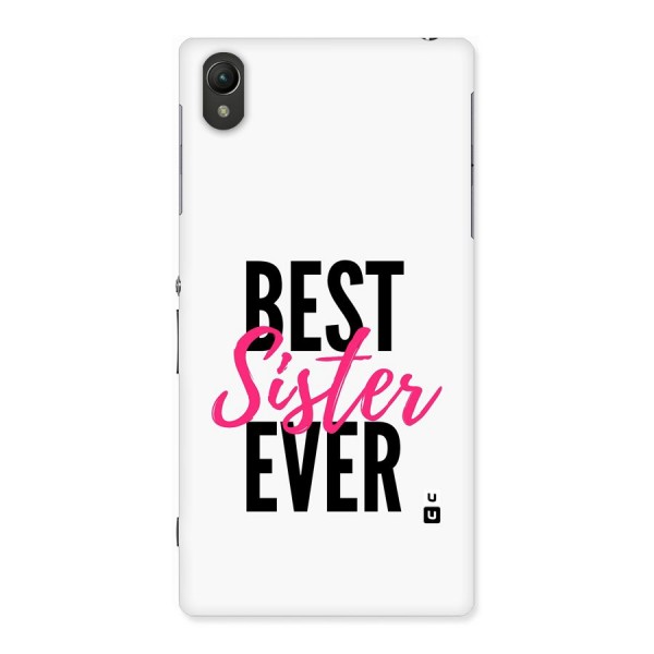 Best Sister Ever Back Case for Xperia Z1