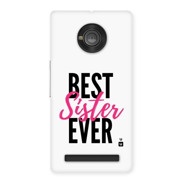 Best Sister Ever Back Case for Yuphoria