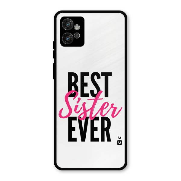 Best Sister Ever Metal Back Case for Moto G32