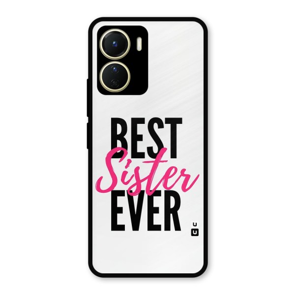 Best Sister Ever Metal Back Case for Vivo Y16