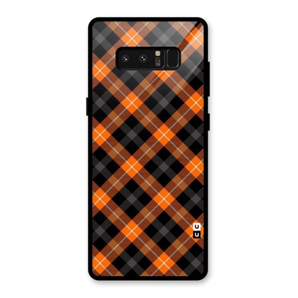 Best Textile Pattern Glass Back Case for Galaxy Note 8