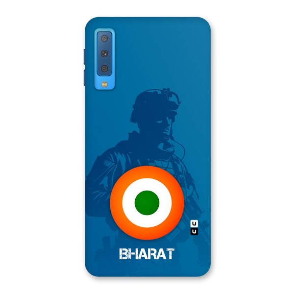 Bharat Commando Back Case for Galaxy A7 (2018)