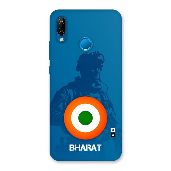 Bharat Commando Back Case for Huawei P20 Lite