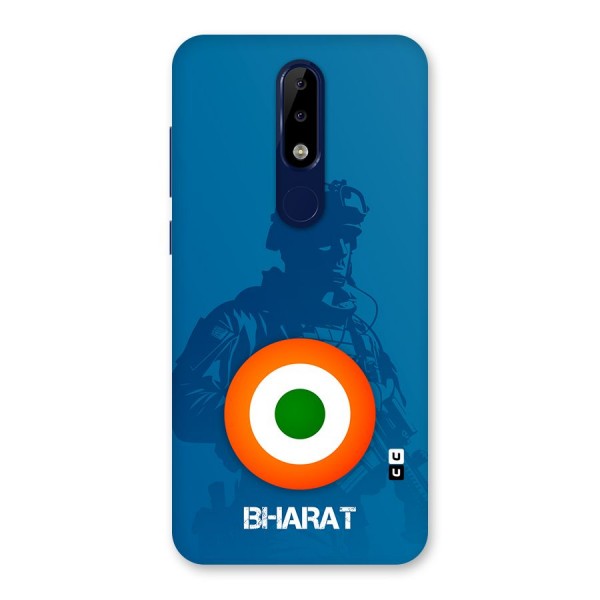 Bharat Commando Back Case for Nokia 5.1 Plus