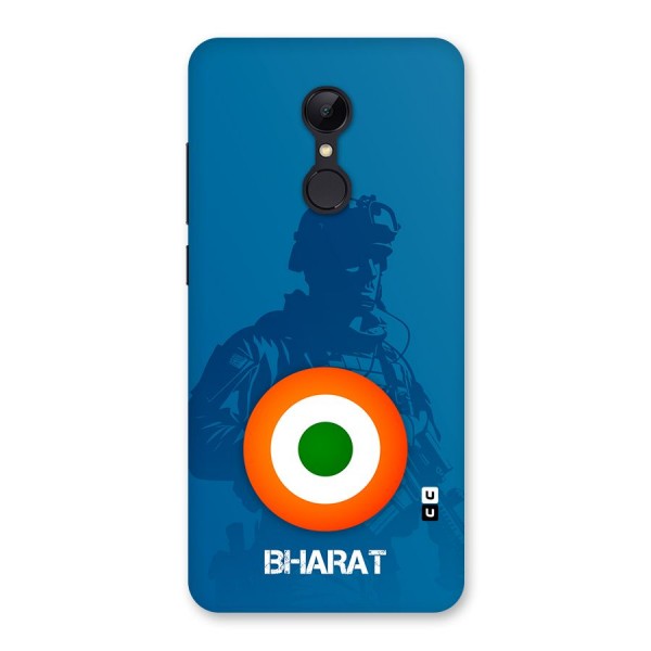 Bharat Commando Back Case for Redmi 5