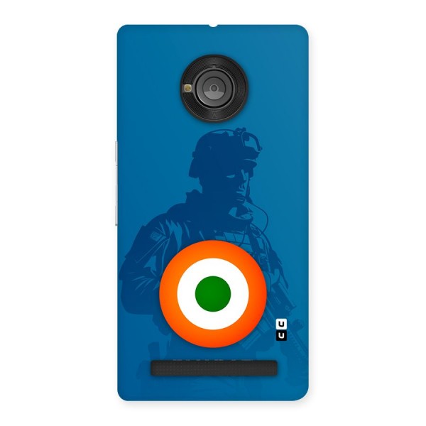 Bharat Commando Back Case for Yuphoria