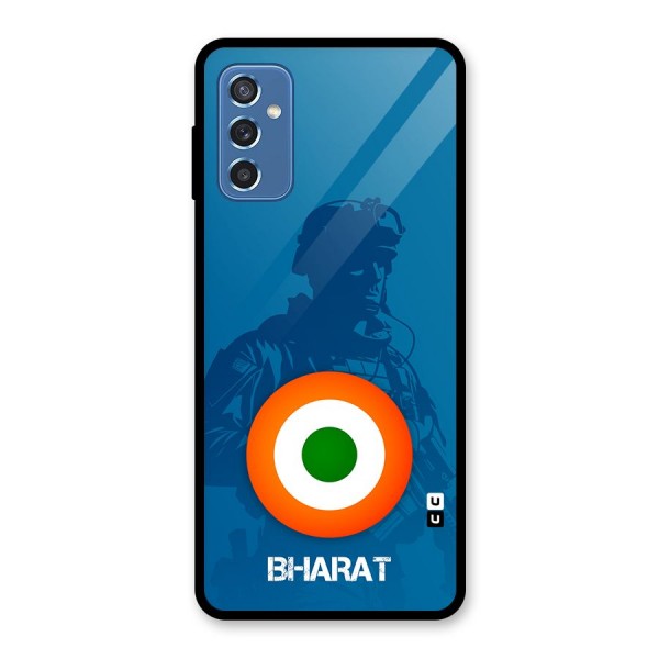 Bharat Commando Glass Back Case for Galaxy M52 5G