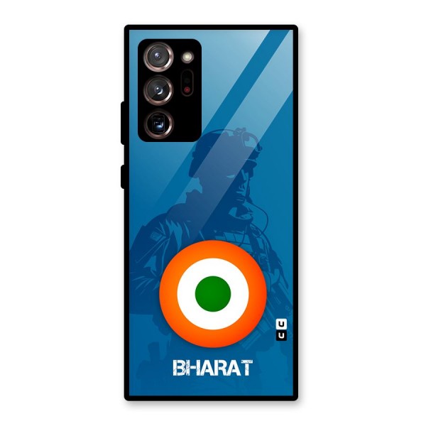 Bharat Commando Glass Back Case for Galaxy Note 20 Ultra