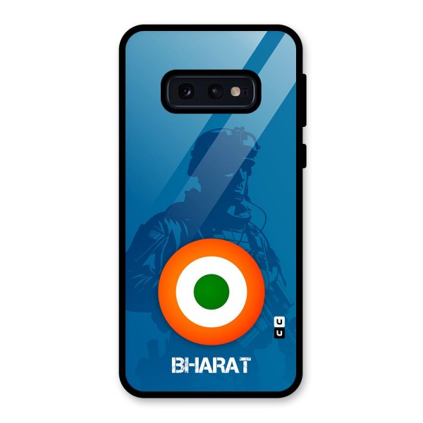 Bharat Commando Glass Back Case for Galaxy S10e