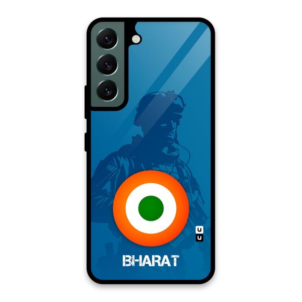 Bharat Commando Glass Back Case for Galaxy S22 5G