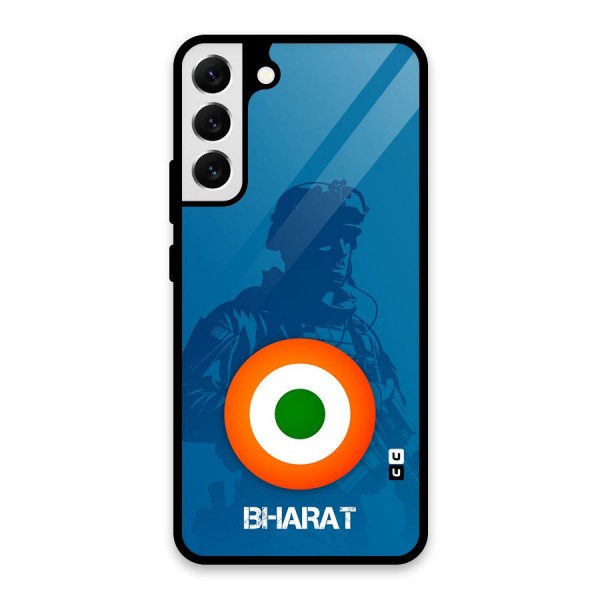 Bharat Commando Glass Back Case for Galaxy S22 Plus 5G