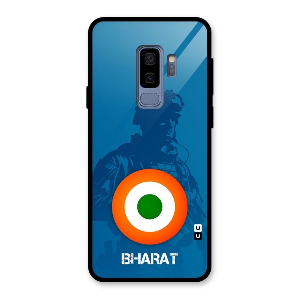 Bharat Commando Glass Back Case for Galaxy S9 Plus