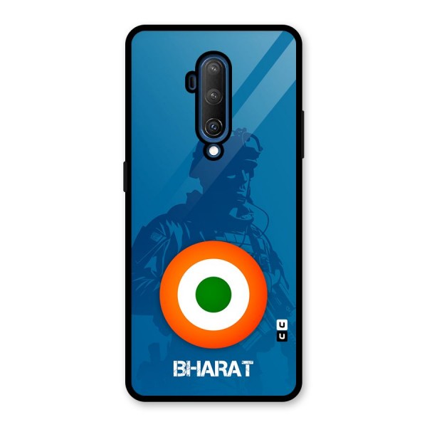 Bharat Commando Glass Back Case for OnePlus 7T Pro