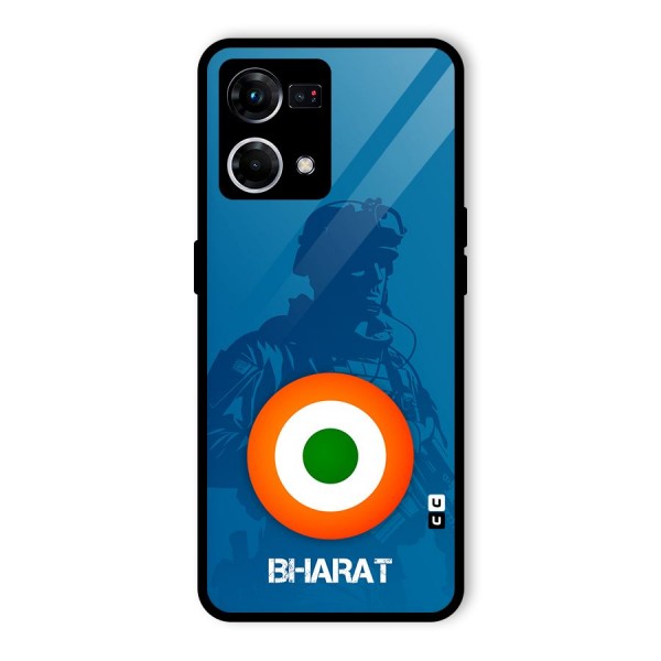 Bharat Commando Glass Back Case for Oppo F21s Pro 4G