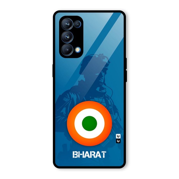 Bharat Commando Glass Back Case for Oppo Reno5 Pro 5G