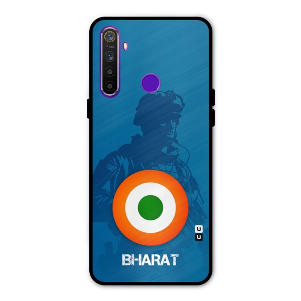 Bharat Commando Glass Back Case for Realme 5s