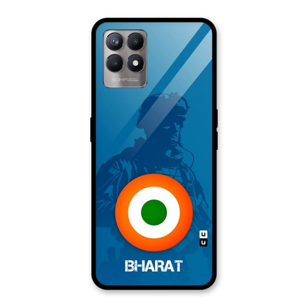 Bharat Commando Glass Back Case for Realme 8i