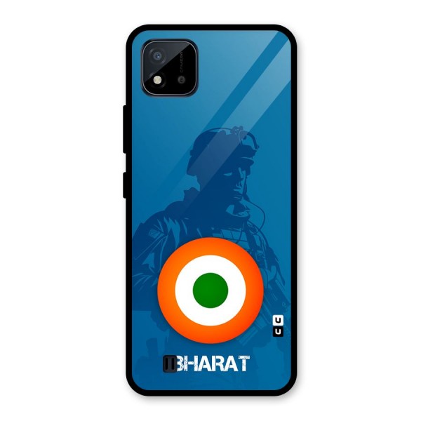 Bharat Commando Glass Back Case for Realme C11 2021