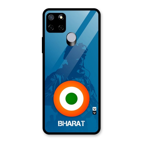 Bharat Commando Glass Back Case for Realme C15