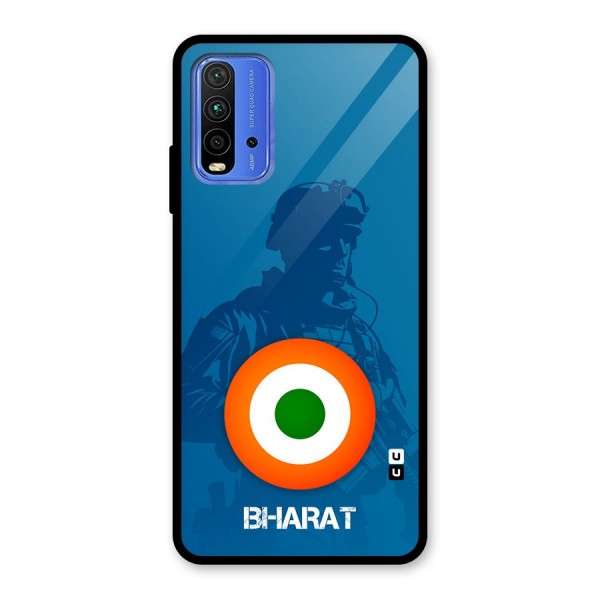 Bharat Commando Glass Back Case for Redmi 9 Power