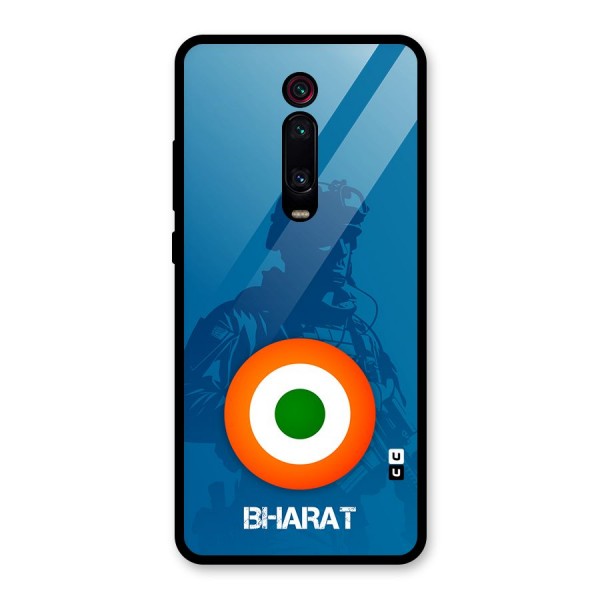 Bharat Commando Glass Back Case for Redmi K20