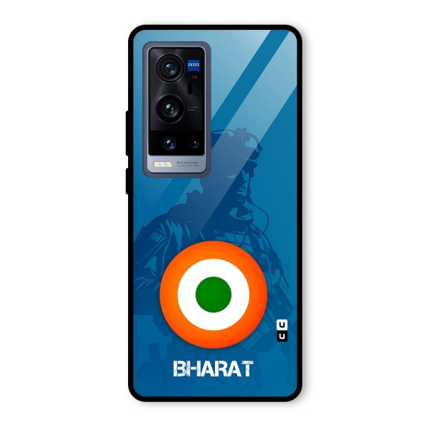 Bharat Commando Glass Back Case for Vivo X60 Pro Plus