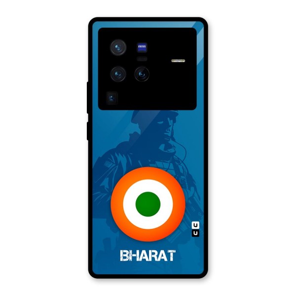 Bharat Commando Glass Back Case for Vivo X80 Pro