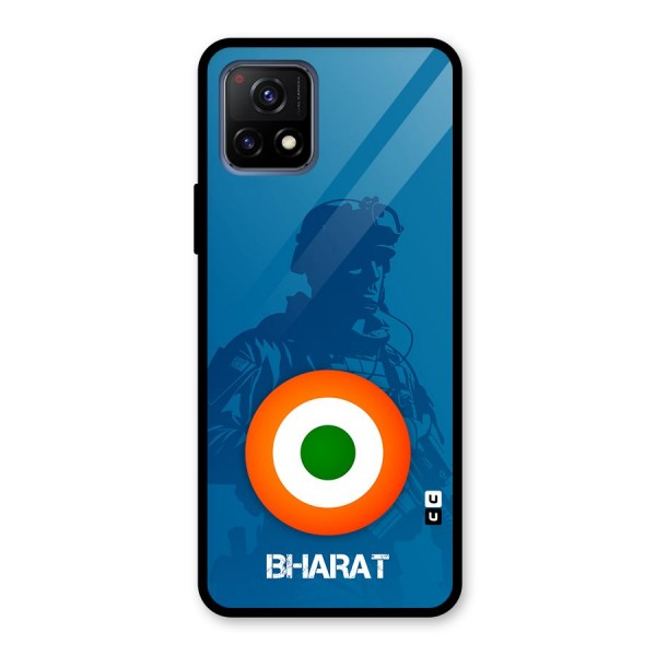 Bharat Commando Glass Back Case for Vivo Y72 5G