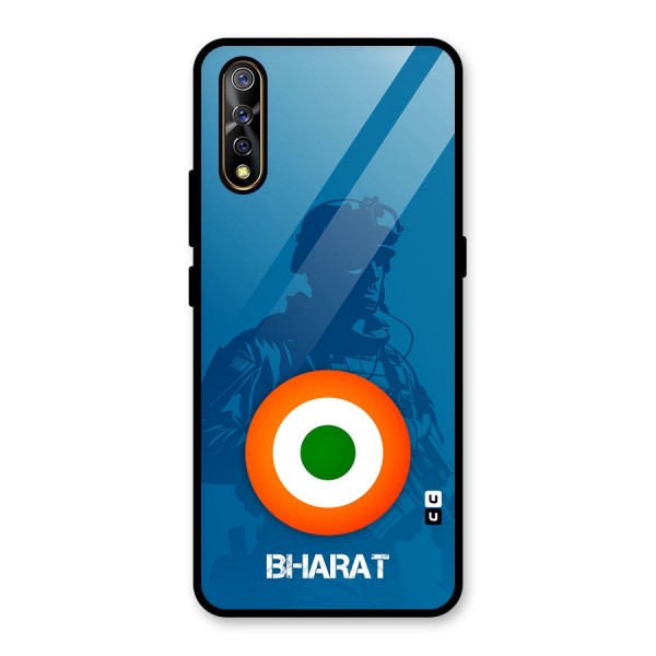 Bharat Commando Glass Back Case for Vivo Z1x